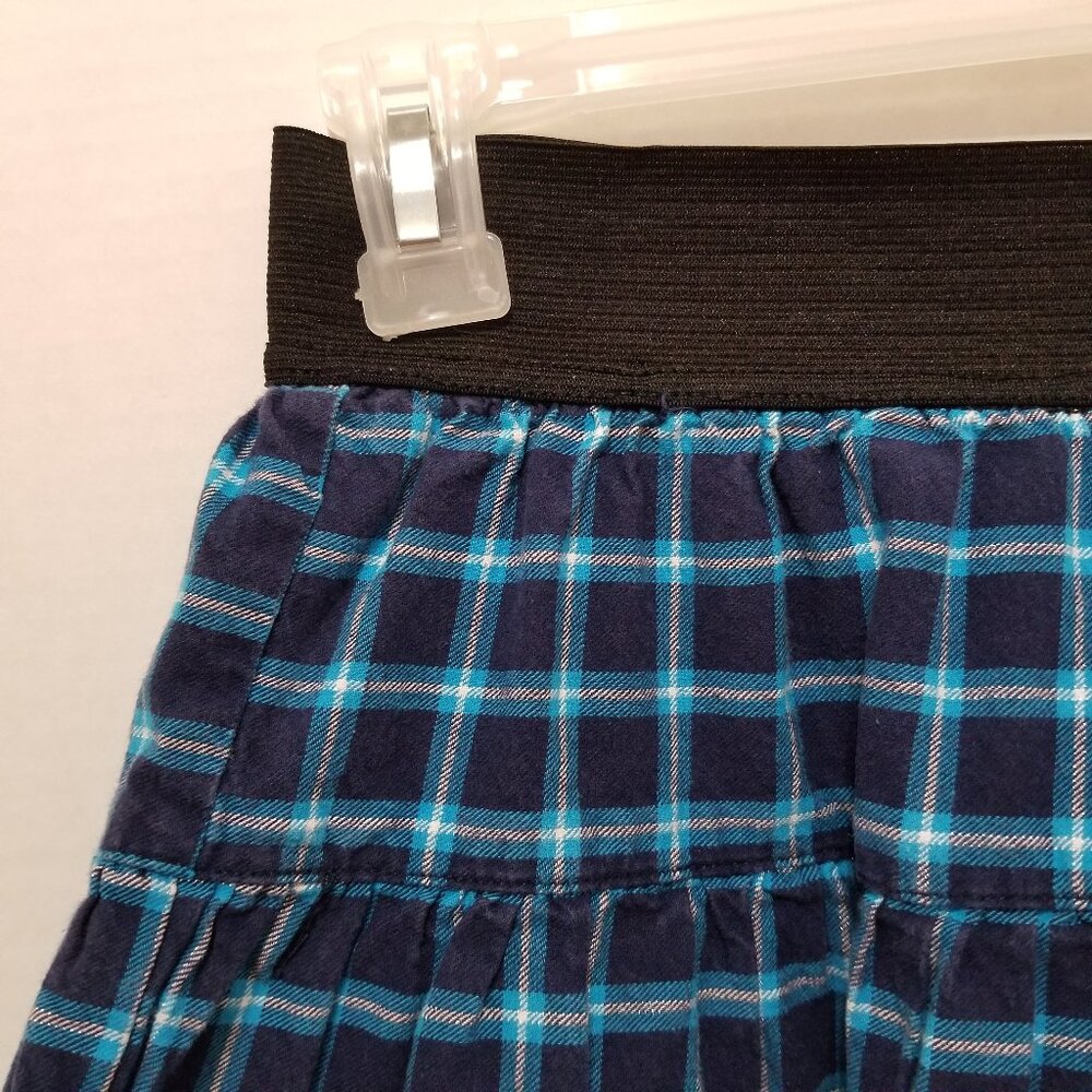 Justice skort 10 plaid metallic schoolgirl mini academia cotton checks - Picture 3 of 12